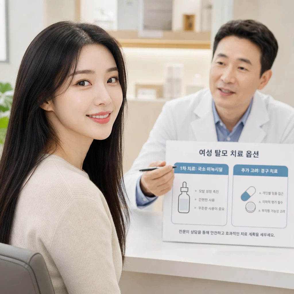여성 탈모치료 약물, 어떤 종류가 있나요?